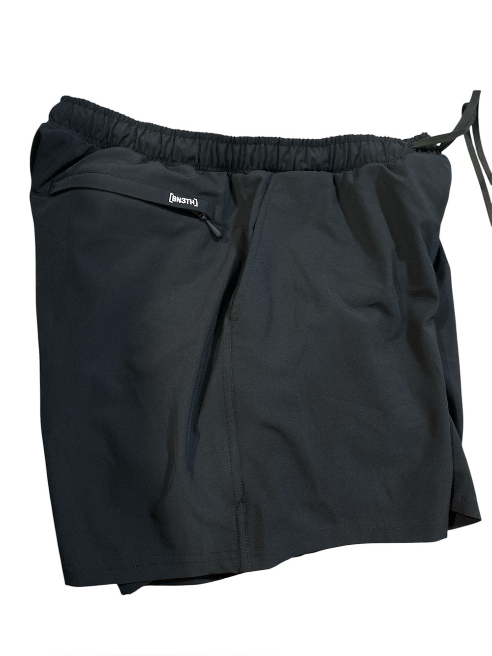BN3th Men's Black Athletic Shorts with Zip Pocket